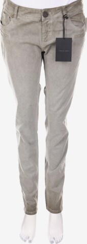 Twin Set Pants in L in Grey: front