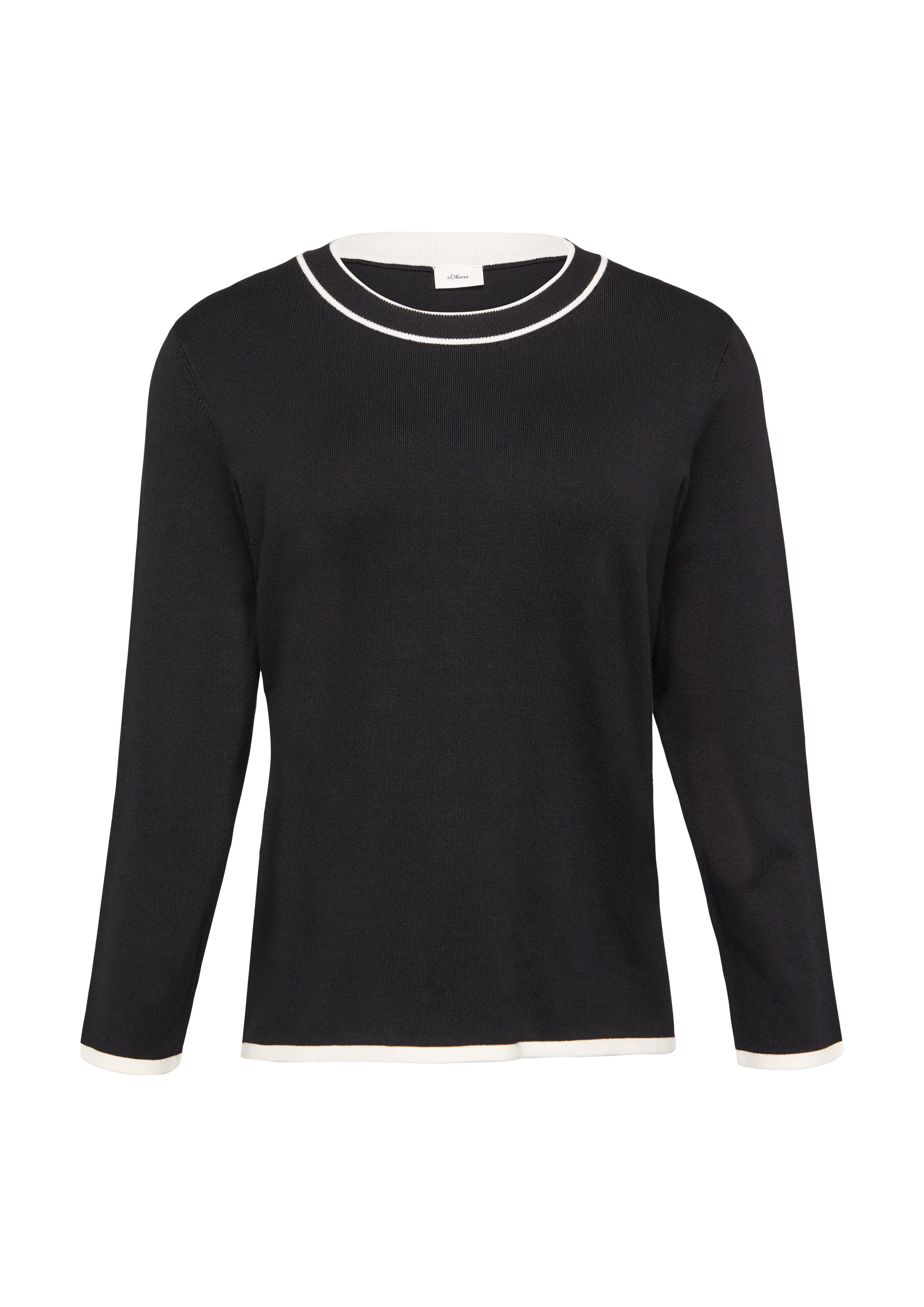 Pull-over s.Oliver BLACK LABEL en noir : devant