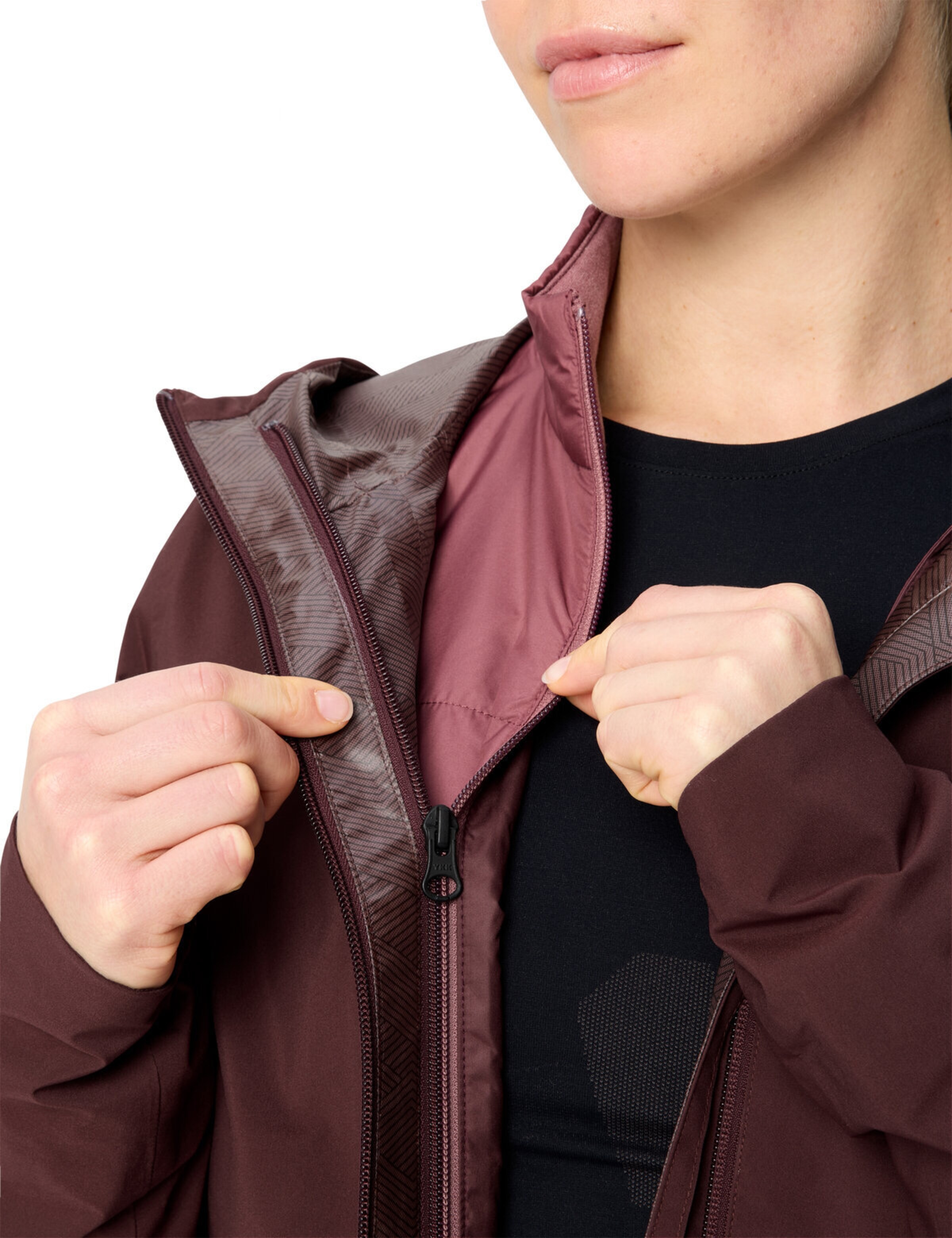 VAUDE Sports jacket 'Yaras II' in Brown