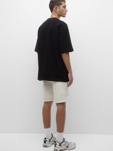 Pull&Bear Regular Shorts in Beige