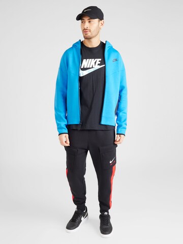 Nike Sportswear Суичъри с качулка 'TCH FLC' в синьо