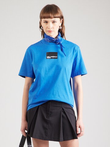 zils KARL LAGERFELD JEANS T-Krekls: no priekšpuses