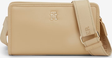 TOMMY HILFIGER Schoudertas in Beige: voorkant