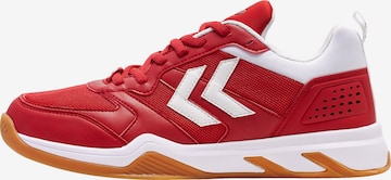 Hummel Athletic Shoes in Red: front