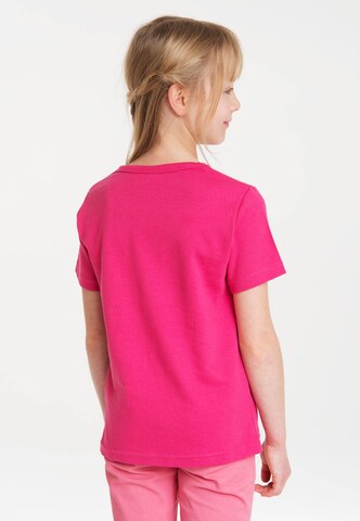LOGOSHIRT T-Shirt 'Der kleine Maulwurf' in Pink