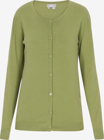 Usha Neuletakki värissä vihreä: etupuoli