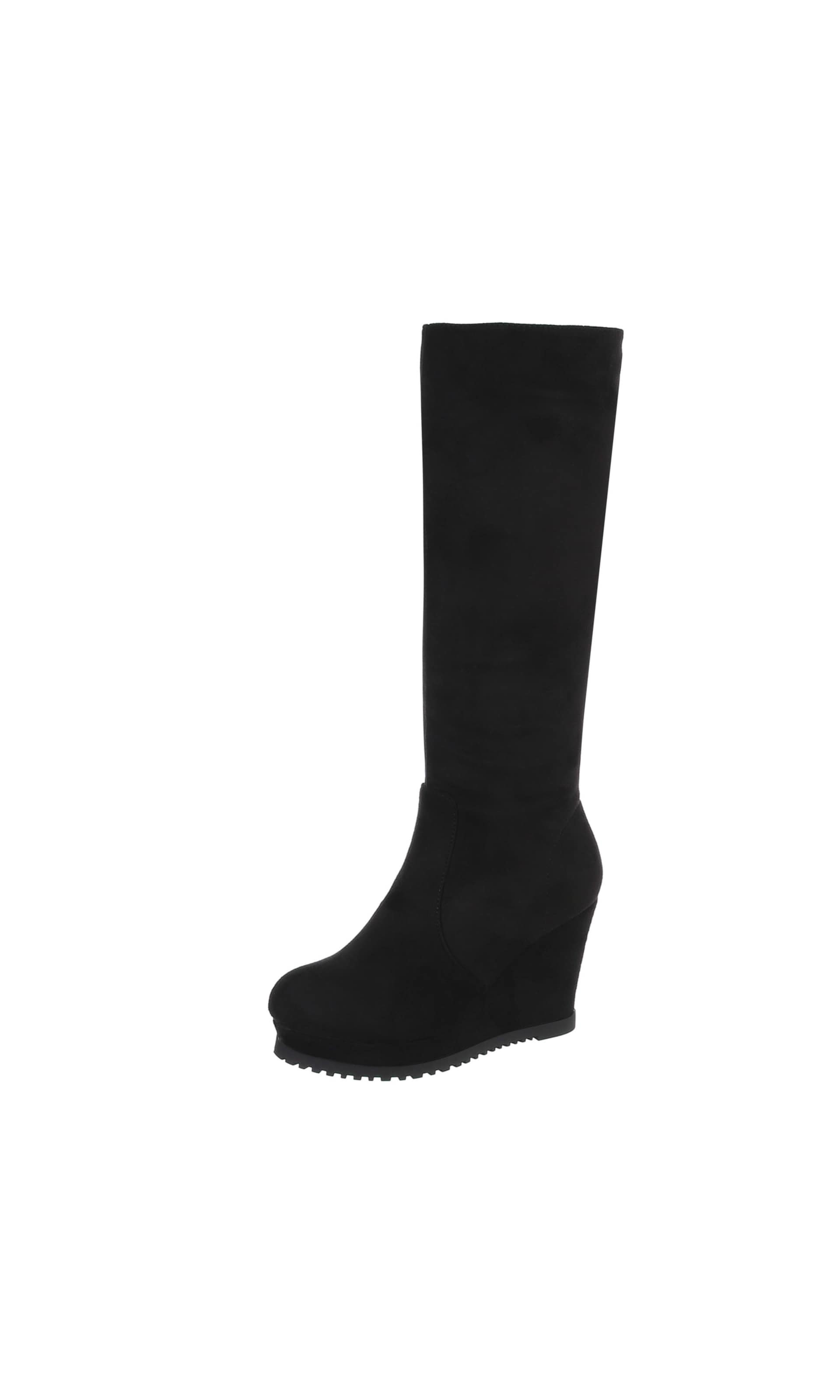 Ital-Design Boots in Black: front