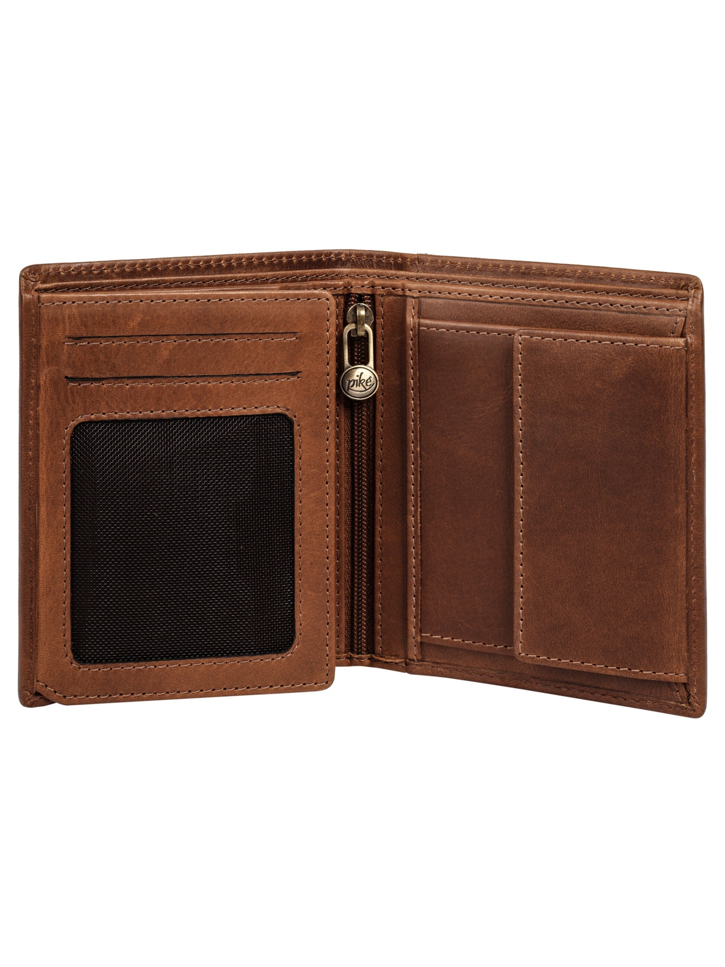 Porte-monnaies piké en marron