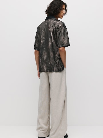 Pull&Bear Shirt 'STWD ALPHA SQUARE SPORTS' in Brown