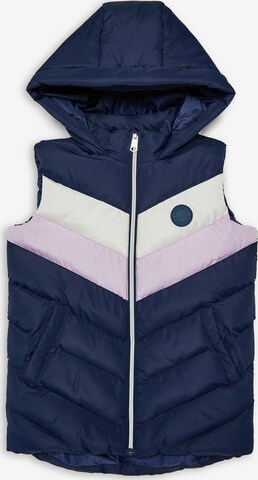 Gilet di Threadgirls in blu: frontale