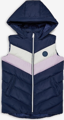 Gilet di Threadgirls in blu: frontale