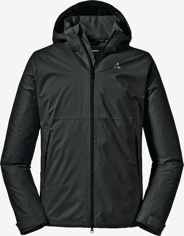 Veste outdoor Schöffel en noir : devant