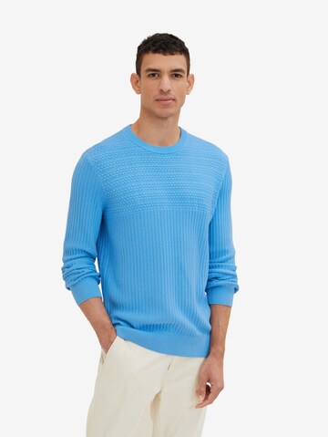 Pullover di TOM TAILOR in blu: frontale