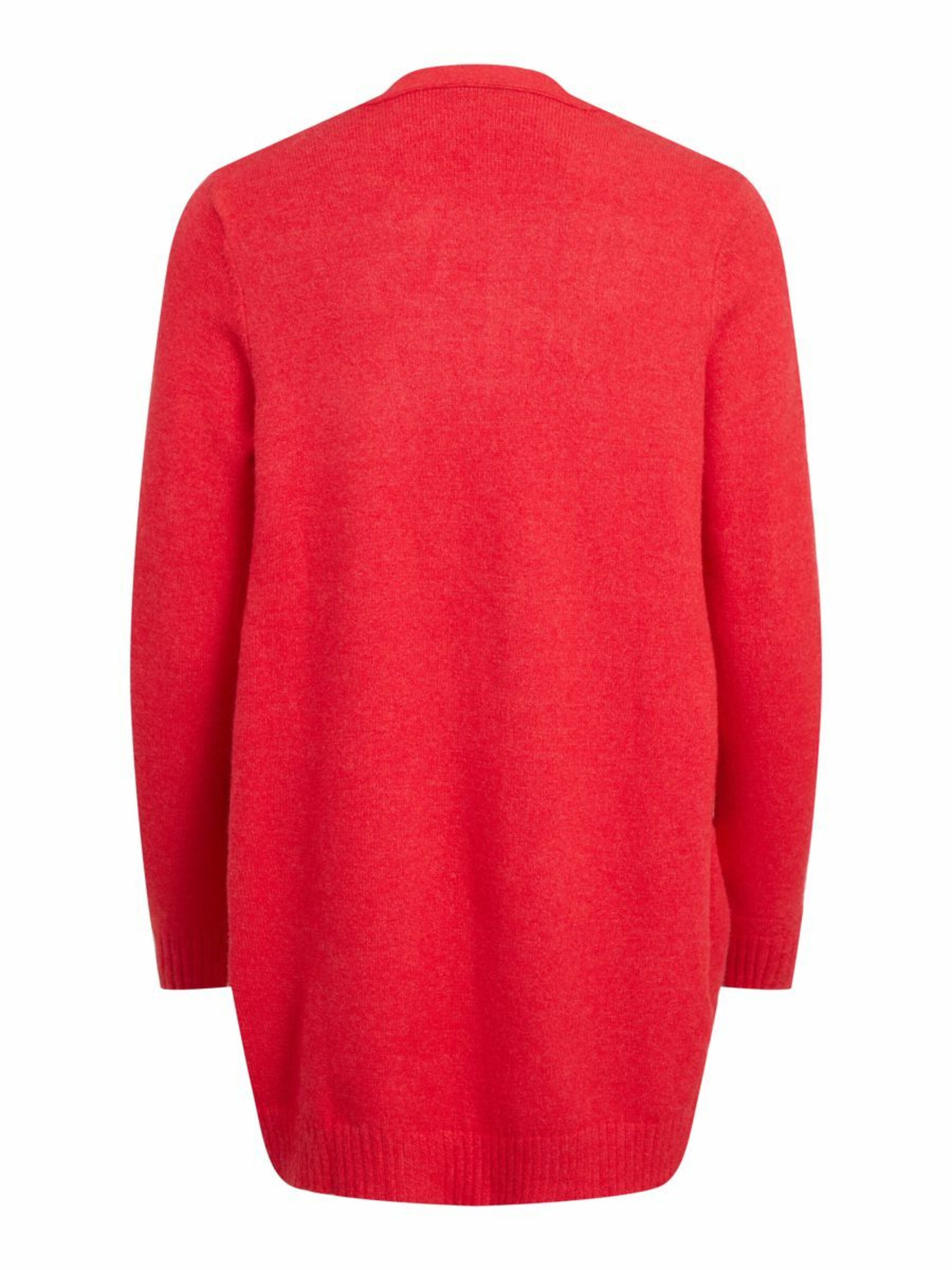 VILA Gebreid vest 'Ril' in Rood