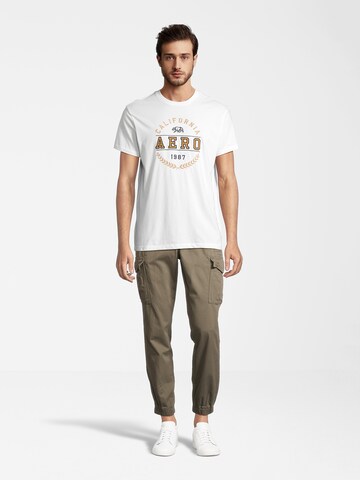 AÉROPOSTALE Tapered Cargo trousers in Green