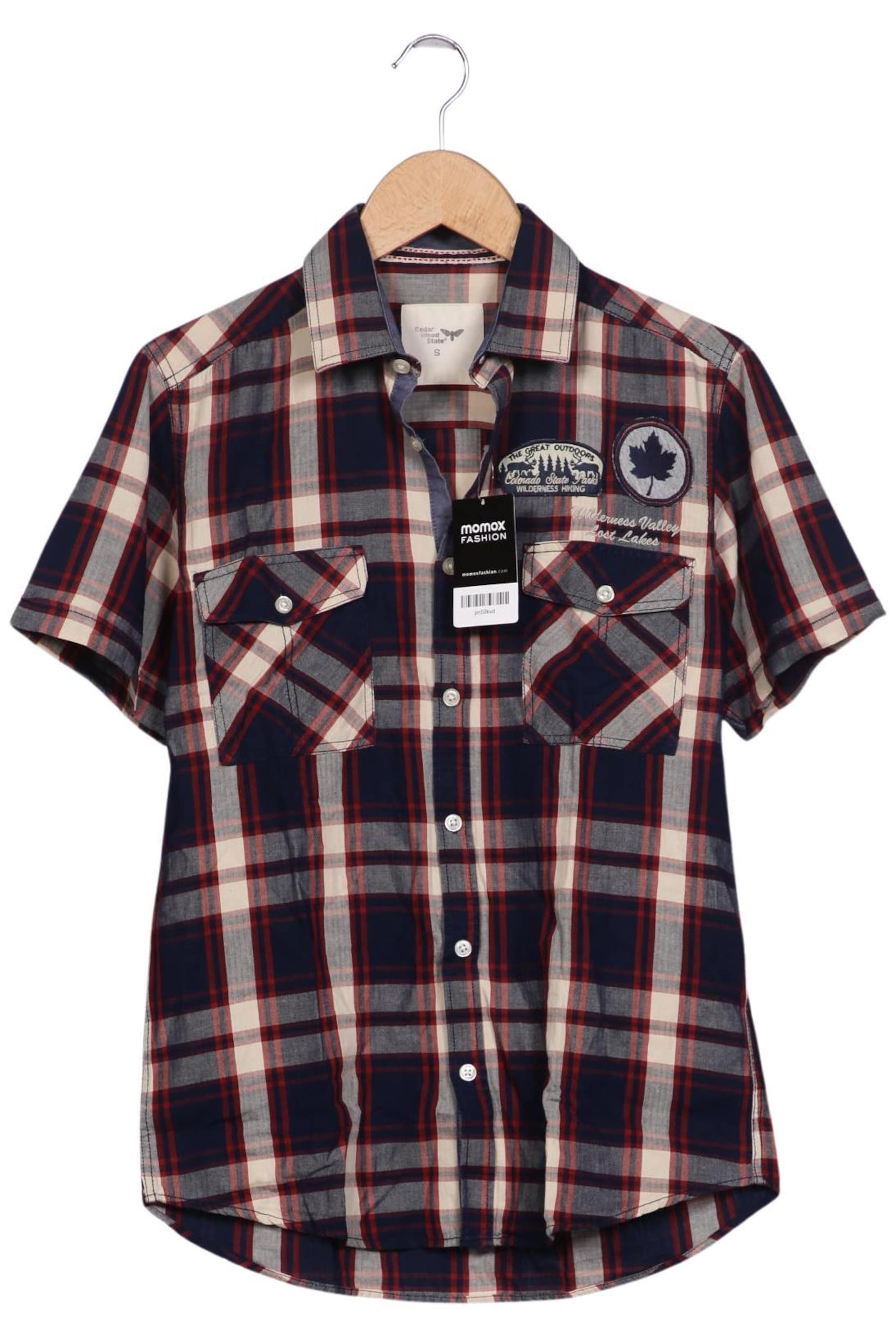 Cedar Wood State Button Up Shirt in S in Mixed colors: front