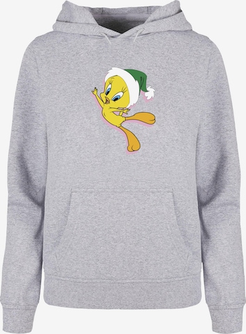 ABSOLUTE CULT Sweatshirt 'Looney Tunes - Tweety Christmas' in Grey: front