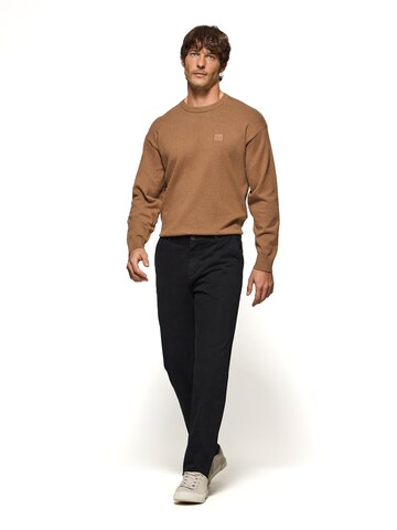 Polo Club Regular Chinohose 'Vanya  ' in Schwarz