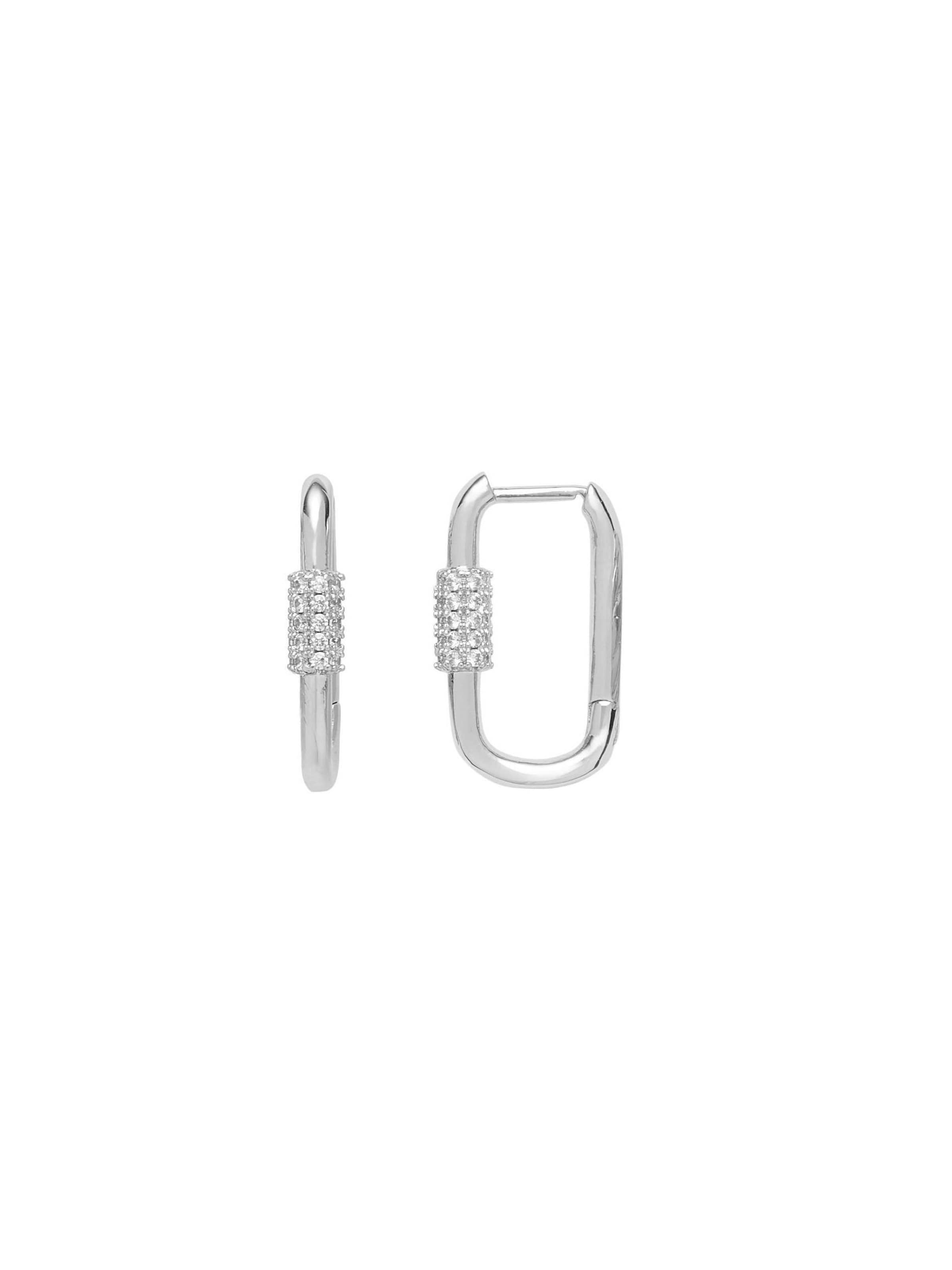 U.S. POLO ASSN. Ohrringe 'Desiree'‌‌‌‌‌‌‌‌‌ in Silber