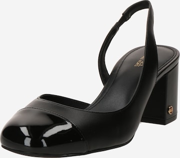 MICHAEL Michael Kors - Zapatos destalonado 'PERLA' en negro: frente