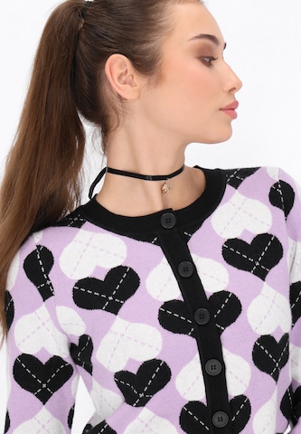 Cardigan myMo ROCKS en noir