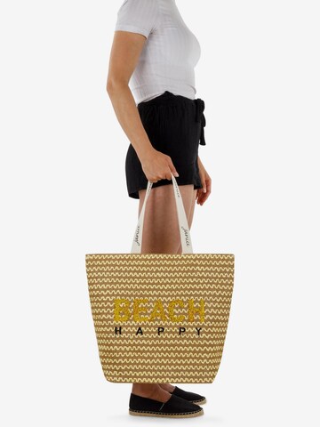 normani Beach Bag 'Meeru' in Beige