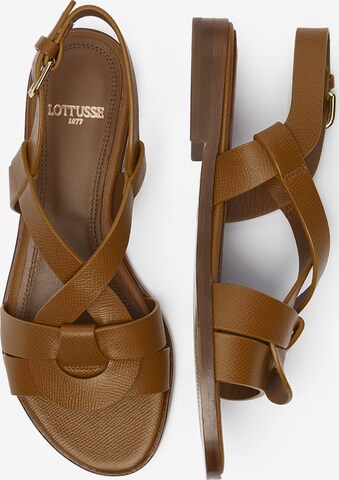 Sandales LOTTUSSE en marron