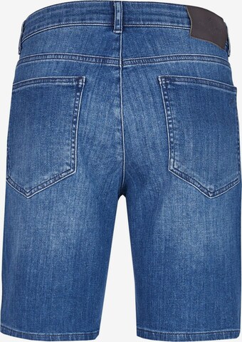 HECHTER PARIS Slimfit Jeans-Bermuda in Blau