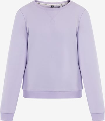 Sweat-shirt Schmuddelwedda en violet : devant