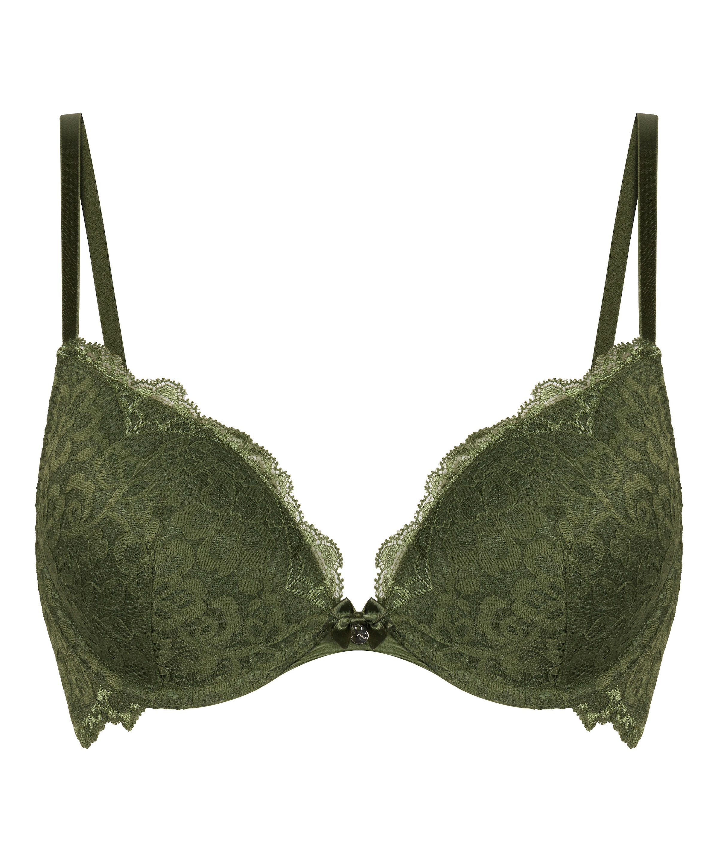 Hunkemöller Push-up BH in Groen: voorkant