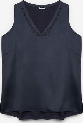 Fiorella Rubino Top in Blauw: voorkant