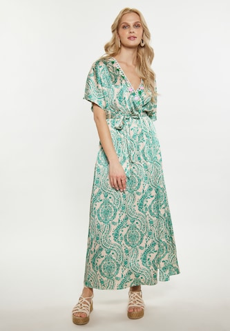 Robe IZIA en vert : devant