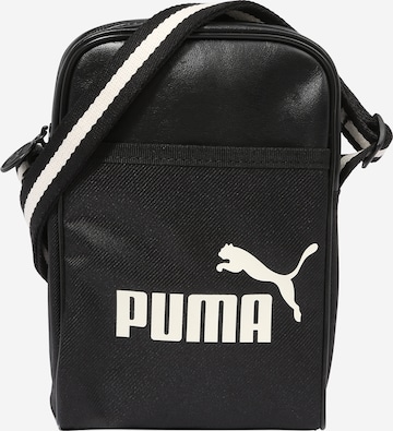 PUMA Crossbody Bag in Black: front