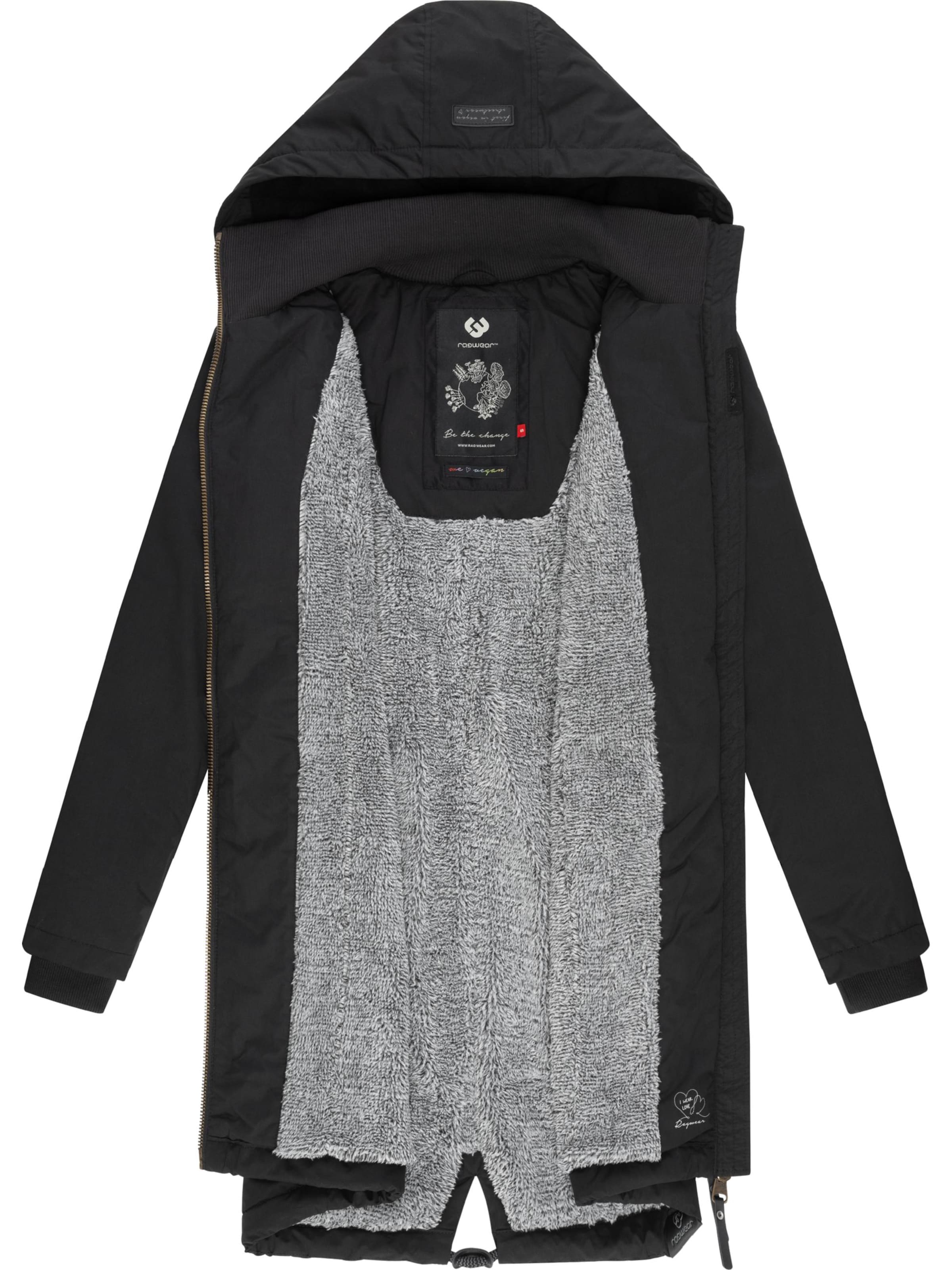 Parka d’hiver 'Crescend' Ragwear en noir