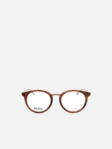 HUGO BOSS - Gafas de sol en marrón: frente