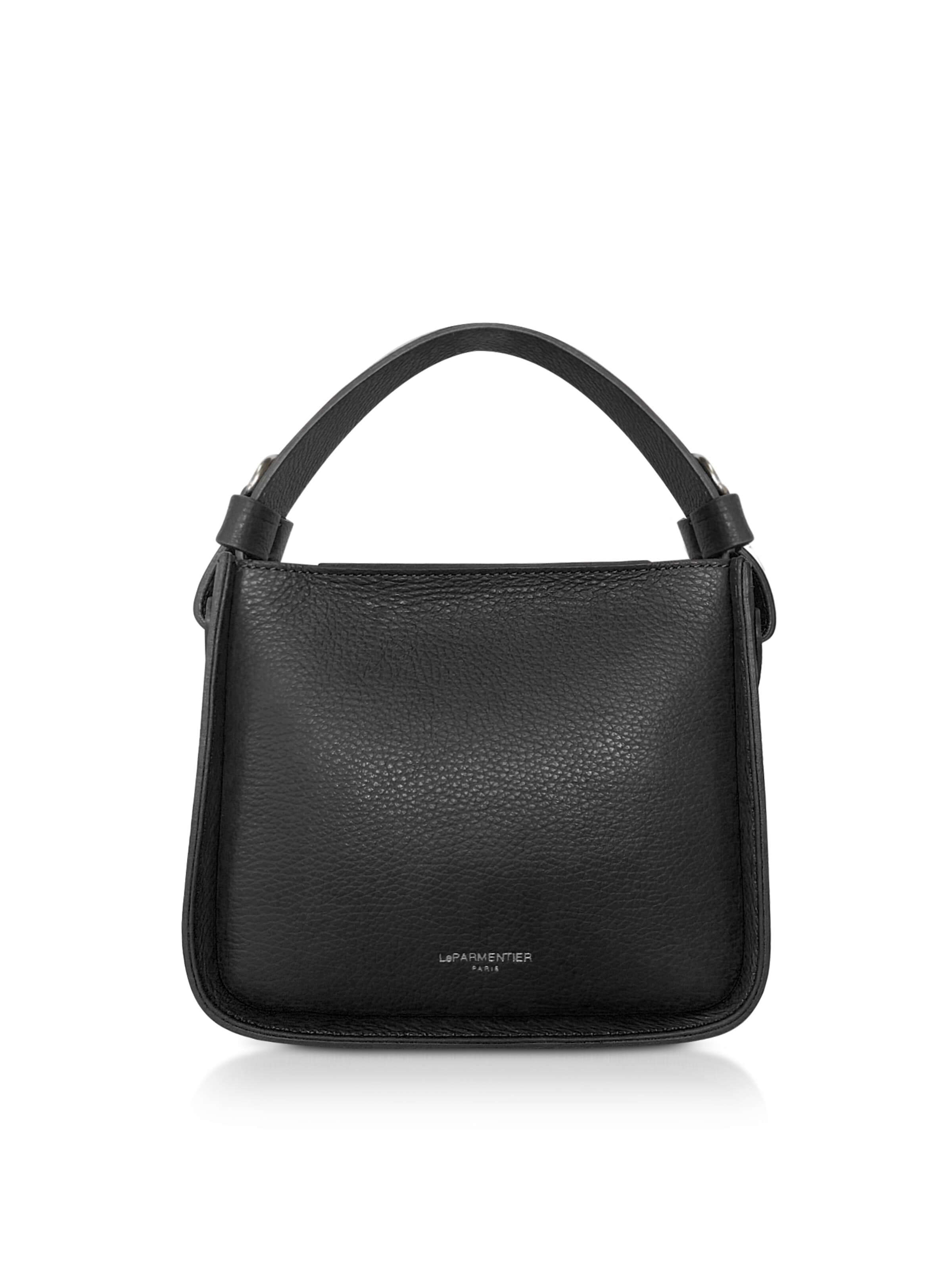 LeParmentier Handtasche 'Duplo'‌‌‌‌ in Schwarz: Vorderseite