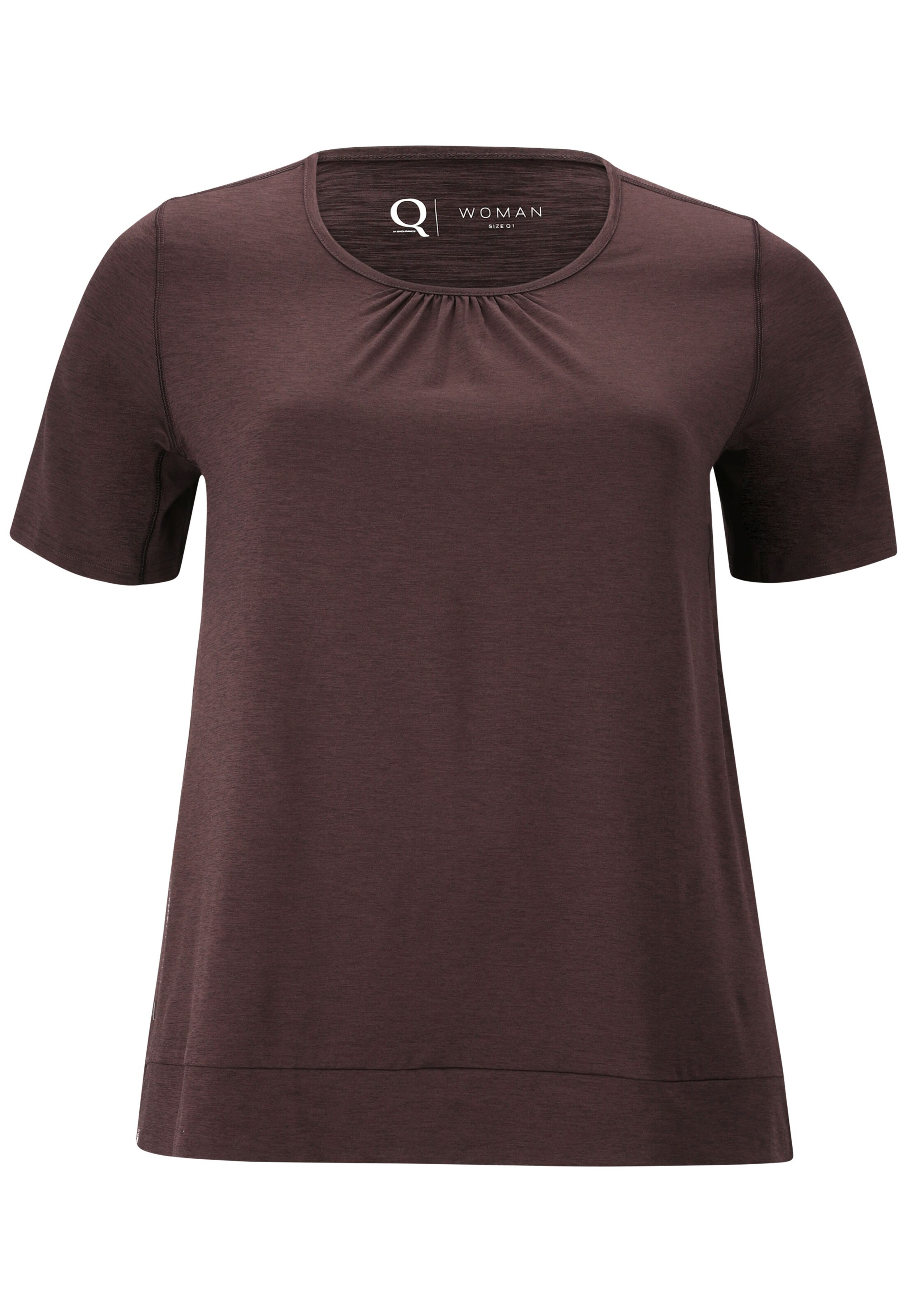 Q by Endurance Performance shirt 'BREE' in Brown: front