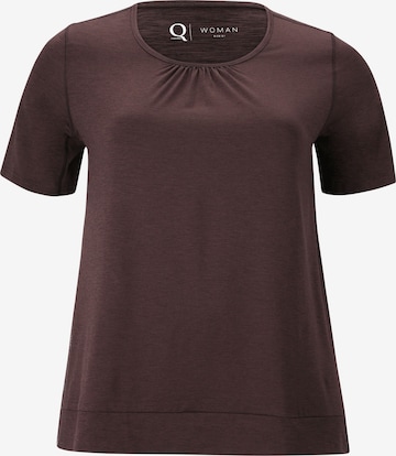 Q by Endurance Performance Shirt 'BREE' in Brown: front