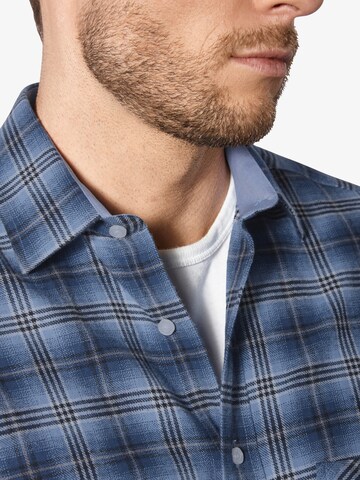 BABISTA Regular fit Overhemd ' Floreverti ' in Blauw