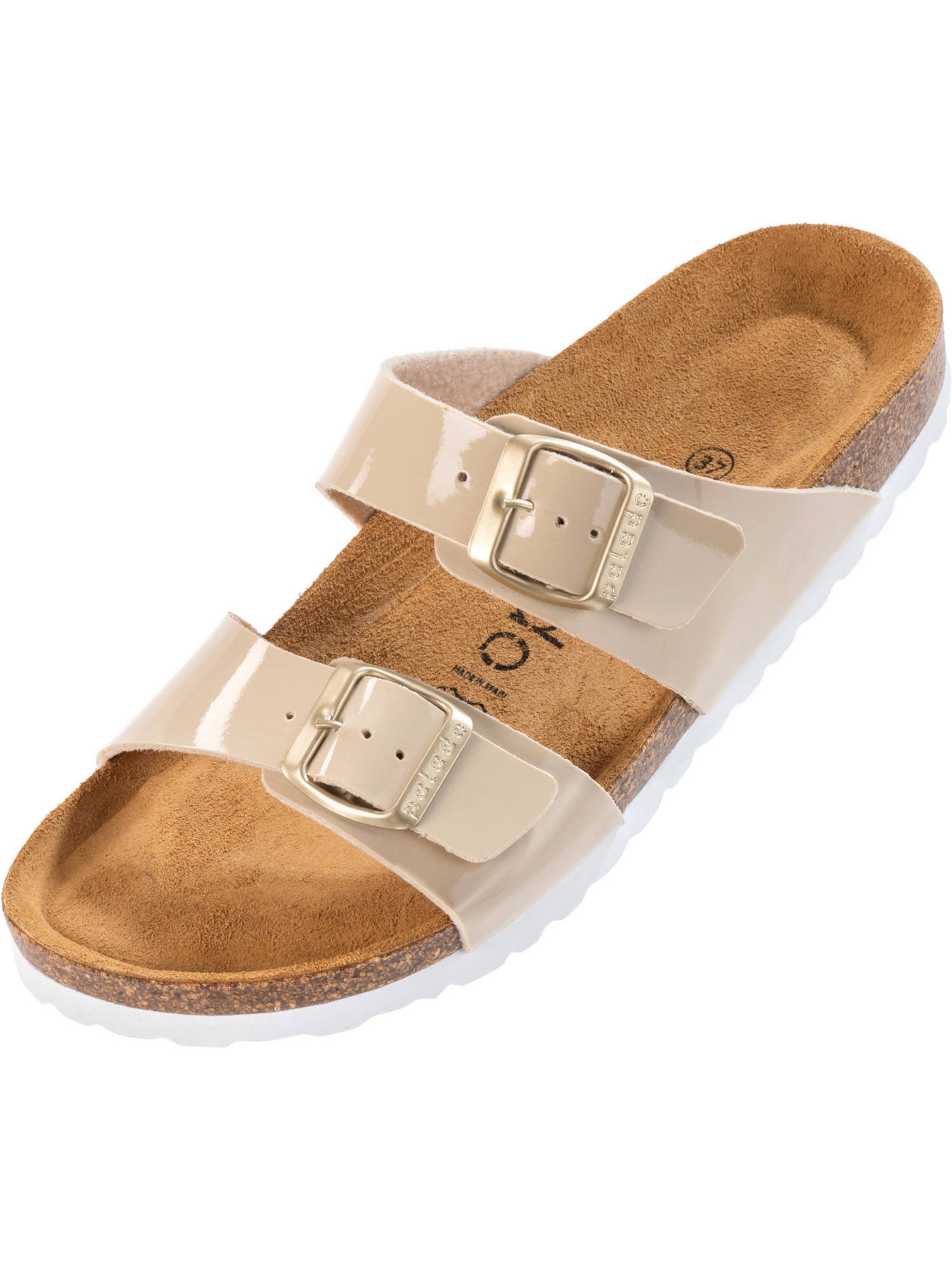 Palado Mule 'Samos ' in Beige: front