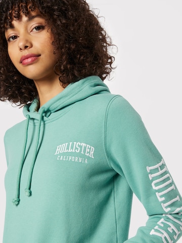 HOLLISTERSweater majica - zelena boja