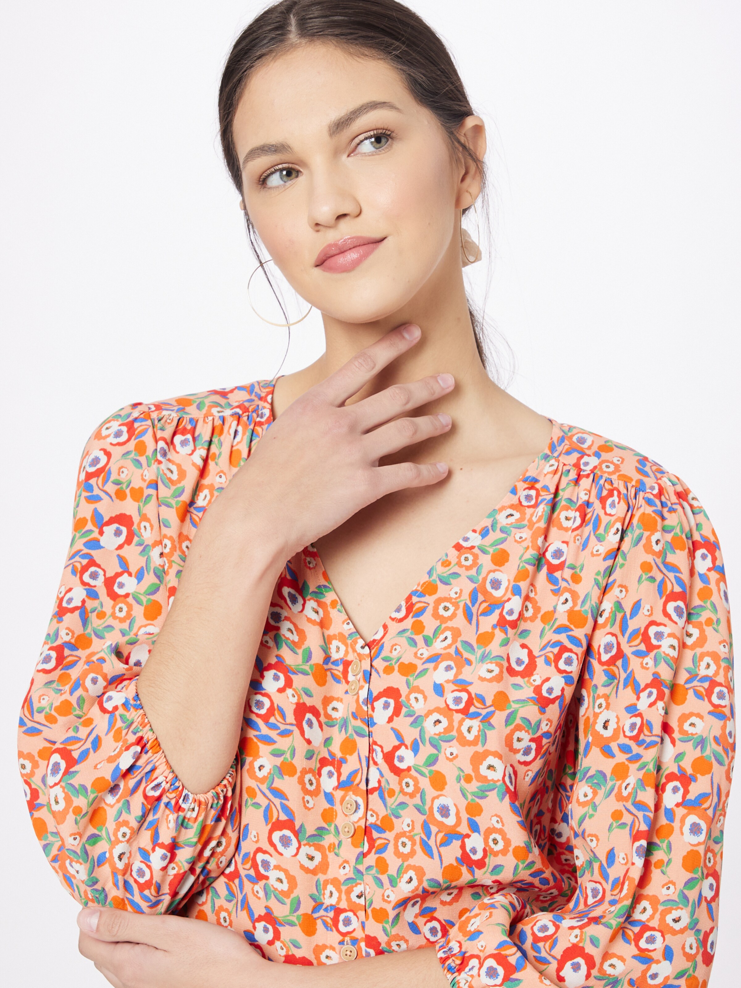 Frauen Blusen & Tuniken Rich & Royal Bluse in Pastellorange - CU33085 Frauen Blusen & Tuniken Rich & Royal Bluse in Pastellorange - CU33085
