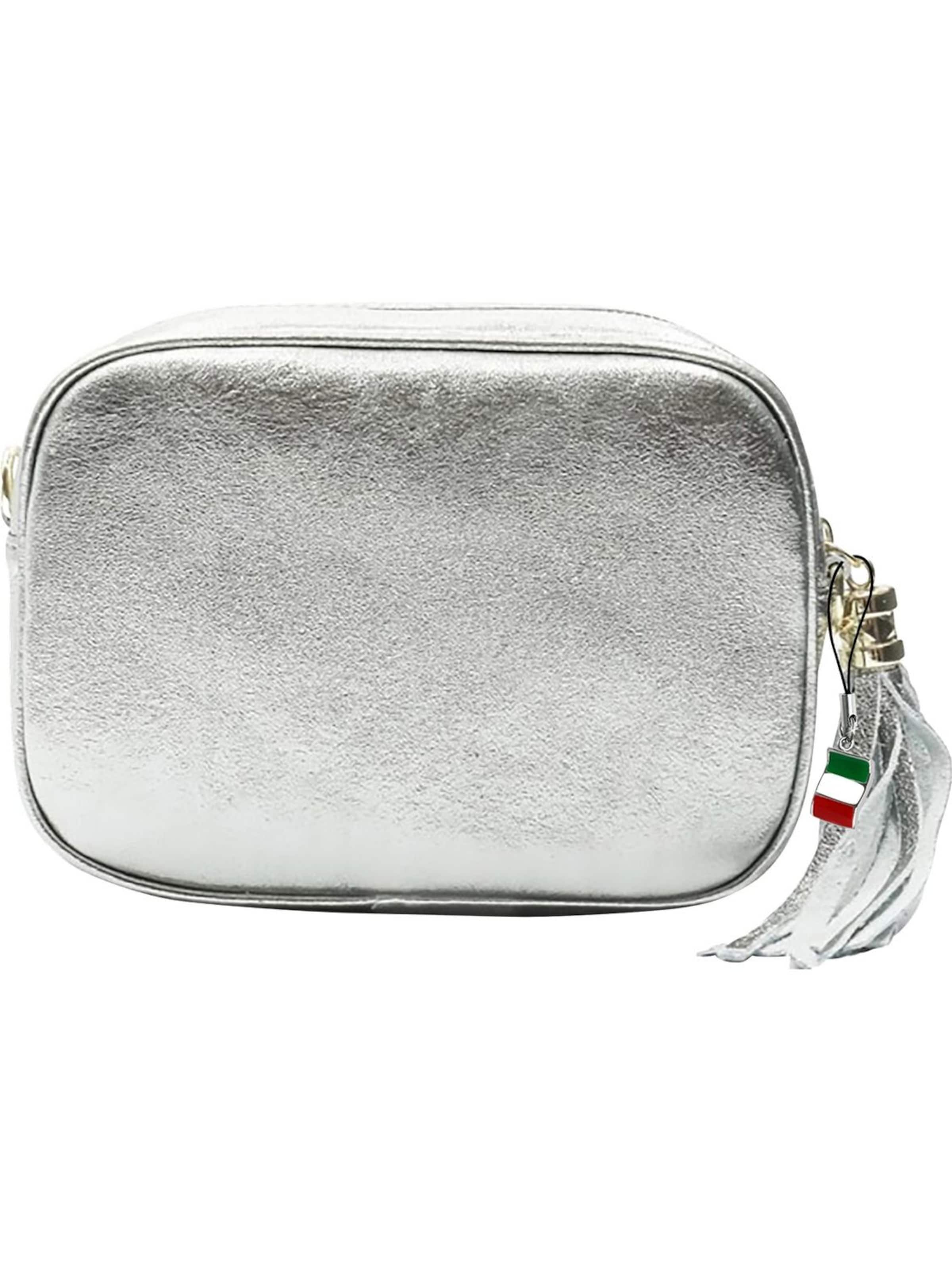 Florence Schoudertas in Zilver: voorkant