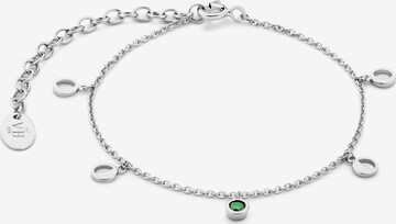 Bracelet Violet Hamden en argent : devant