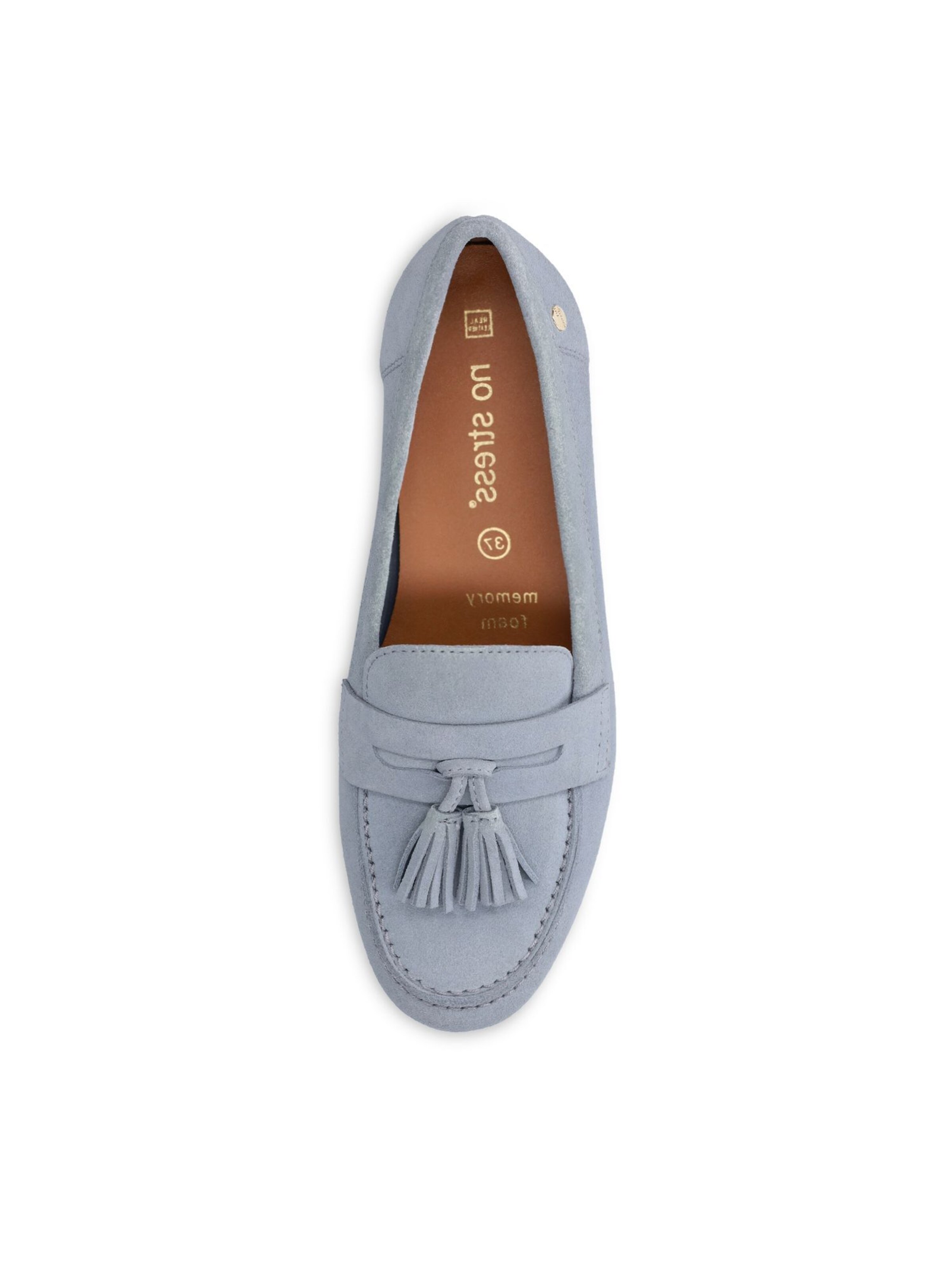 Mocassin no stress en bleu