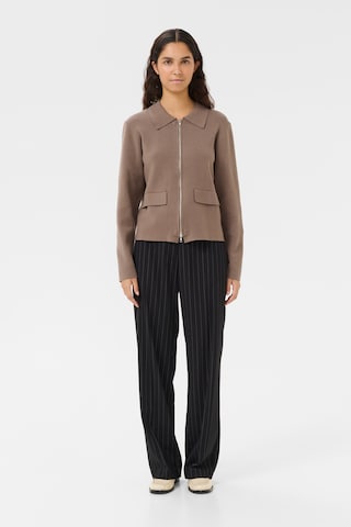 KAREN BY SIMONSEN Knit cardigan 'KBAntonella' in Brown