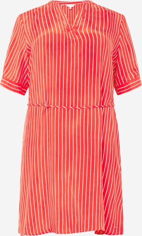 Tommy Hilfiger Curve Jurk in Rood: voorkant