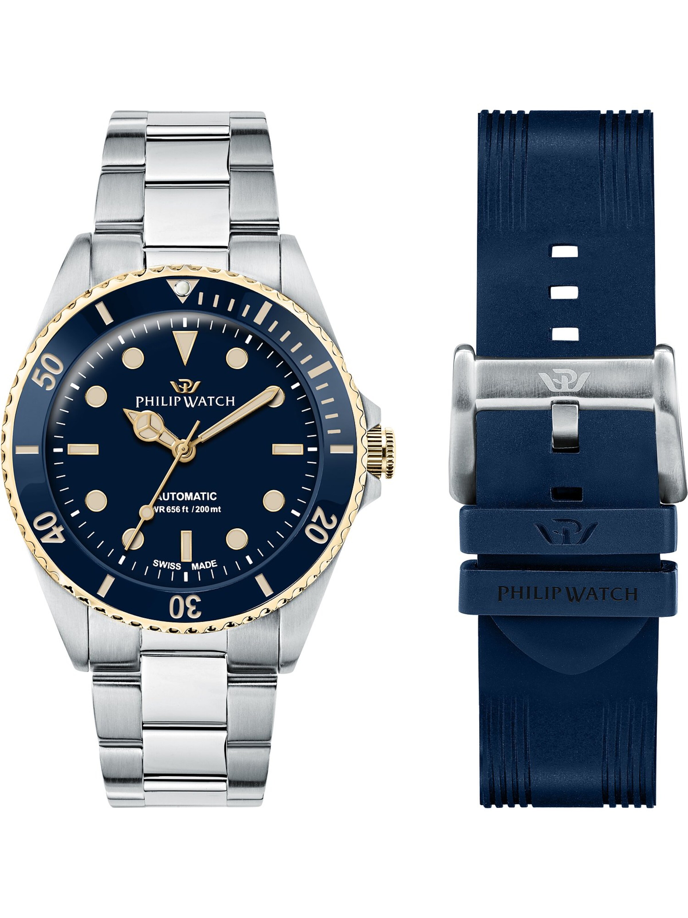 Philip Watch Uhren-Sets in Silber: Vorderseite