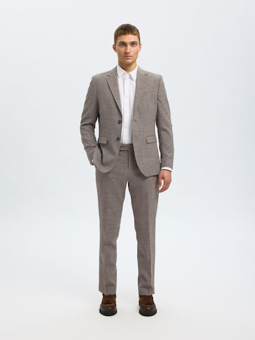 SELECTED Slim fit Pintsak '16087870' w kolorze beżowy