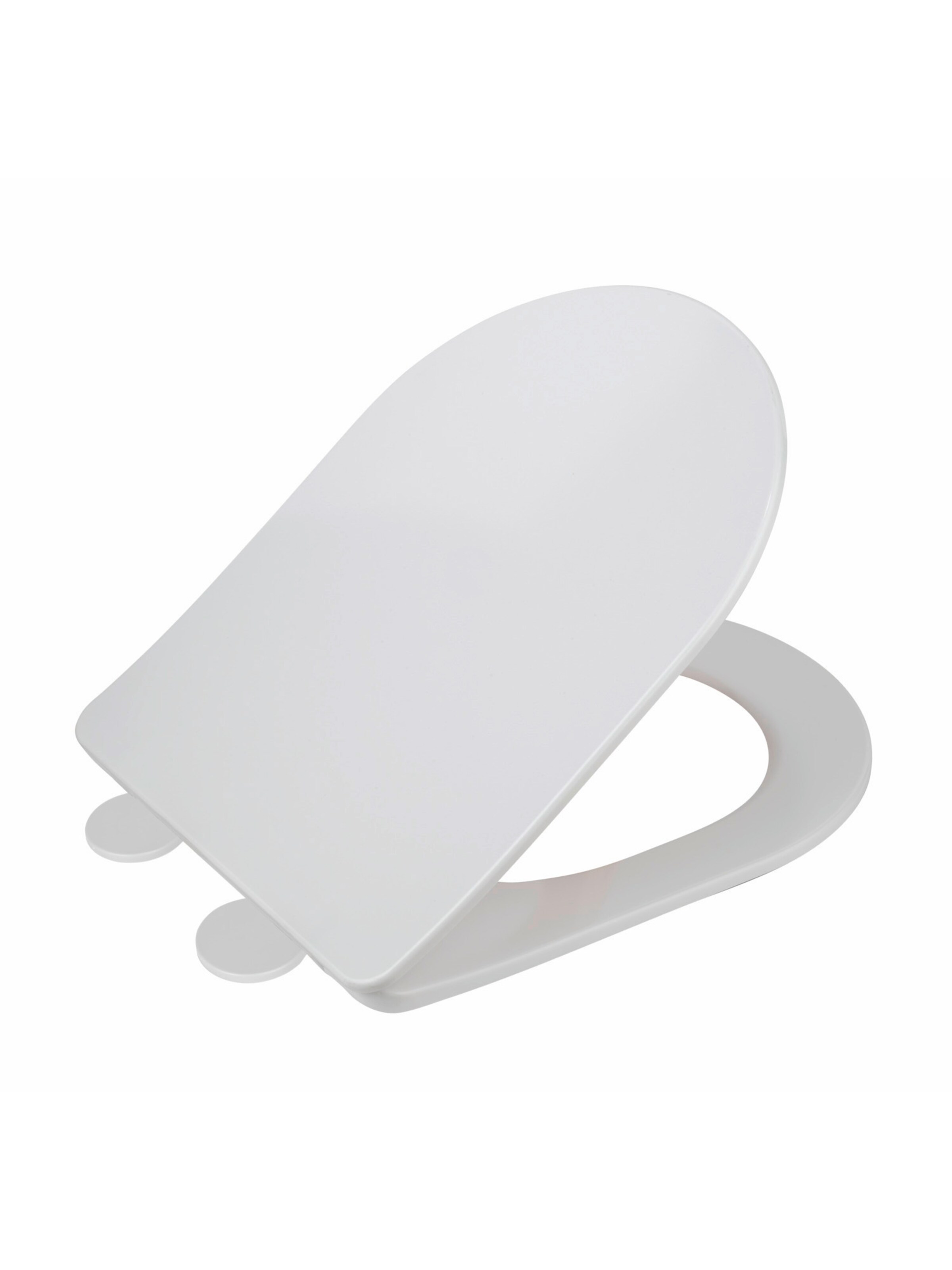 Wenko WC-Sitz 'Galati' in Weiß: Vorderseite